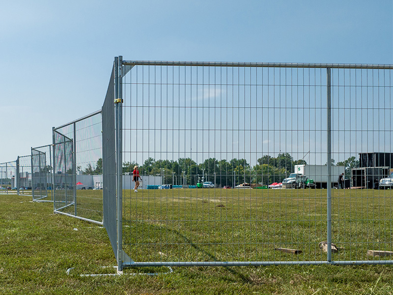 Commercial temp Fence rentals for the Raleigh-Durham North Carolina area.