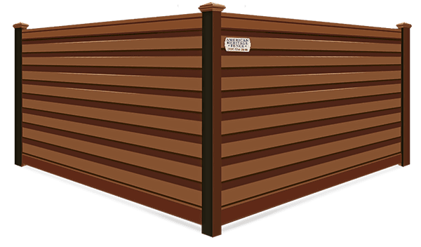 Saddle Horizontal Trex composite fence contractor in Raleigh-Durham North Carolina