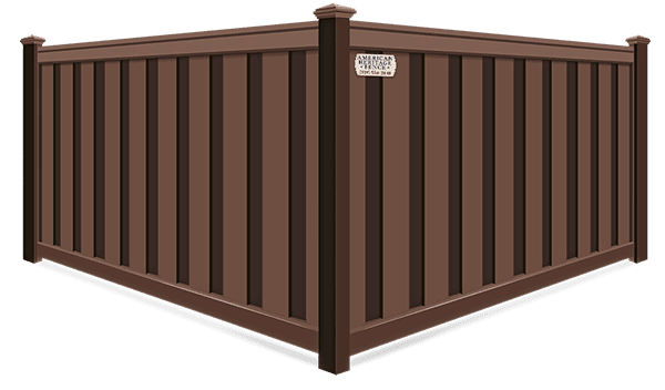 Woodland Trex composite fence contractor in Raleigh-Durham North Carolina