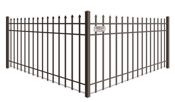 Extended Picket aluminum fence company in Raleigh-Durham North Carolina