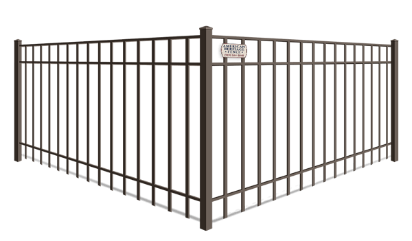 Flat Top aluminum fence company in Raleigh-Durham North Carolina