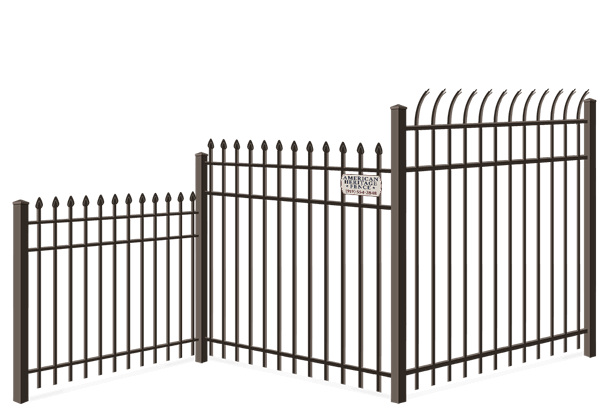 Commercial Aluminum fence height options Raleigh-Durham North Carolina