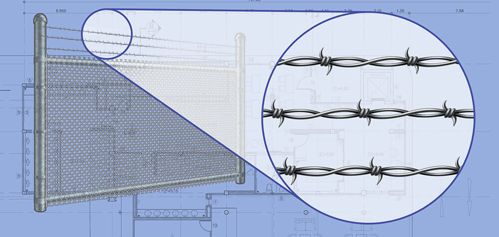 Raleigh-Durham North Carolina Commercial Chain Link fence Barbed Wire installation company