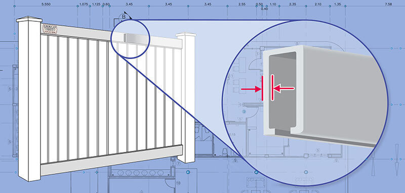 Raleigh-Durham North Carolina Vinyl fence Rails installation company