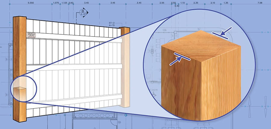 Raleigh-Durham North Carolina Wood fence Posts installation company