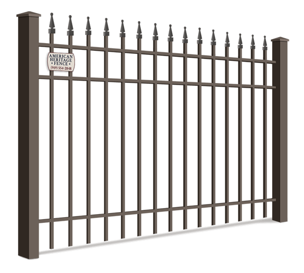 Commercial Ornamental Steel fence features popular with Raleigh-Durham North Carolina homeowners