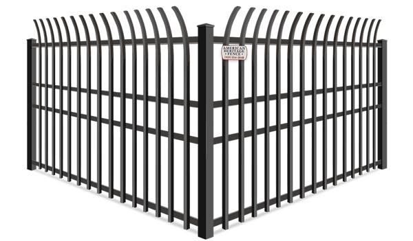 High security commercial ornamental steel fence contractor in Raleigh-Durham North Carolina