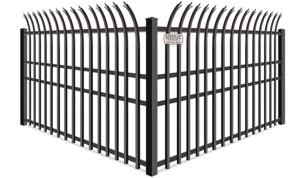 High security commercial ornamental iron fence contractor in Raleigh-Durham North Carolina