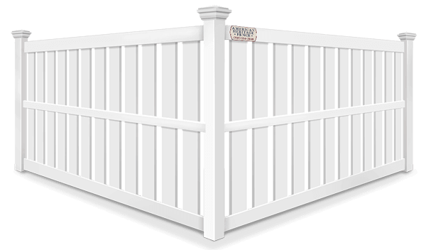 Semi-privacy vinyl fence contractor in Raleigh-Durham North Carolina