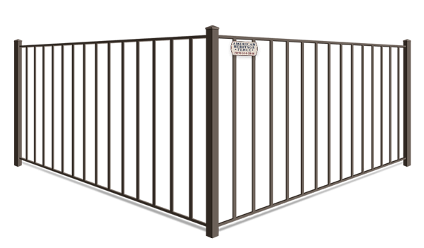 2 Rail aluminum fence company in Raleigh-Durham North Carolina
