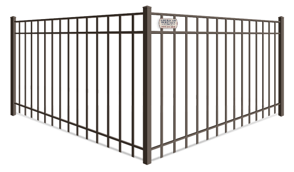 3 Rail aluminum fence company in Raleigh-Durham North Carolina