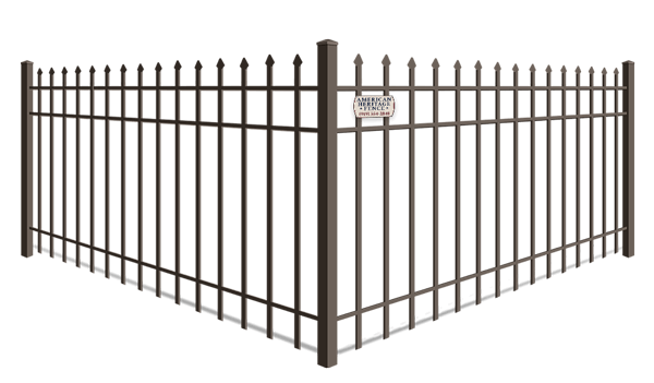 Spear Top aluminum fence company in Raleigh-Durham North Carolina