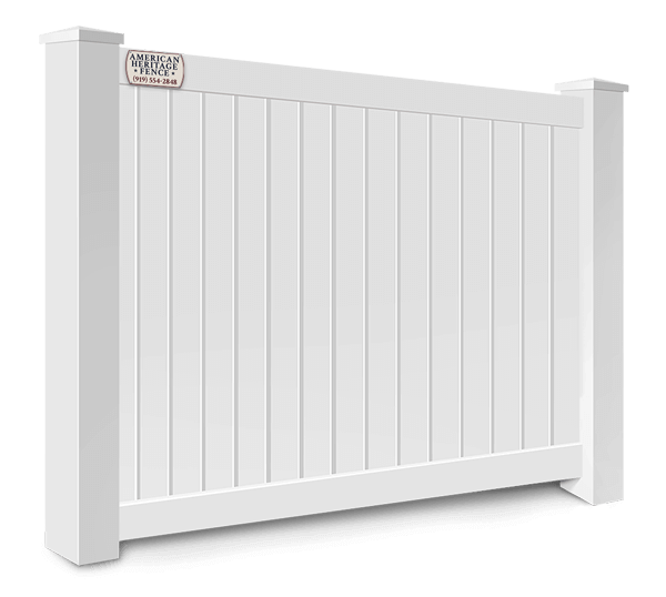 Vinyl fence features popular with Raleigh-Durham North Carolina homeowners