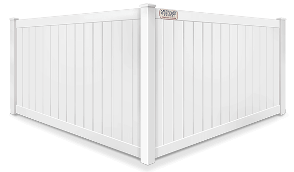 Vinyl privacy fencing in Raleigh-Durham North Carolina