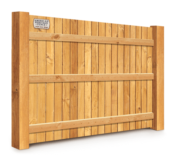 Wood fence features popular with Raleigh-Durham North Carolina homeowners