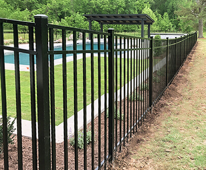 Raleigh-Durham North Carolina Aluminum Fence contractor