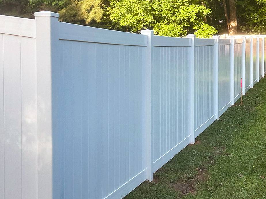 Privacy Fence Example in Wake Forest North Carolina