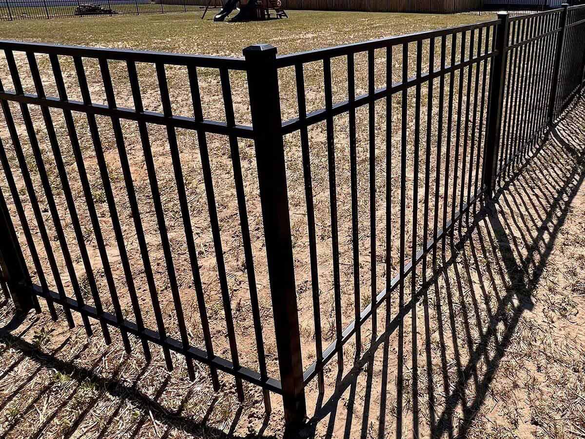 Fence with 3 Rail Aluminum Fence in Raleigh-Durham North Carolina in Raleigh-Durham North Carolina
