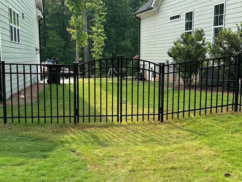 Fence with Aluminum 3 Rail Fence Installation Company in Raleigh-Durham North Carolina in Raleigh-Durham North Carolina