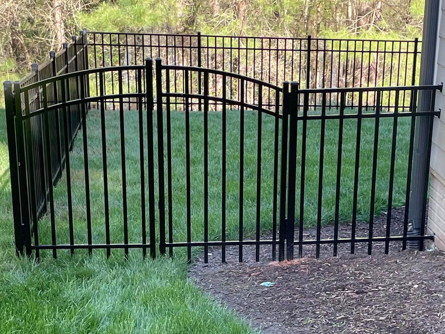 Fence with Aluminum 3 Rail Fence for Residential Properties in Raleigh-Durham NC in Raleigh-Durham North Carolina